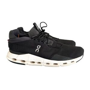 On Running Cloudnova Black Mesh Running Shoes Sneakers Men’s Size 10.5